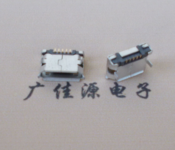 大岭山镇Micro USB卷口 B型(无柱）插板脚间距6.4普通端子