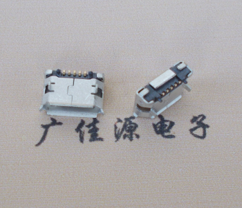 大岭山镇Micro USB 5pin接口 固定脚距6.4插板有柱卷边