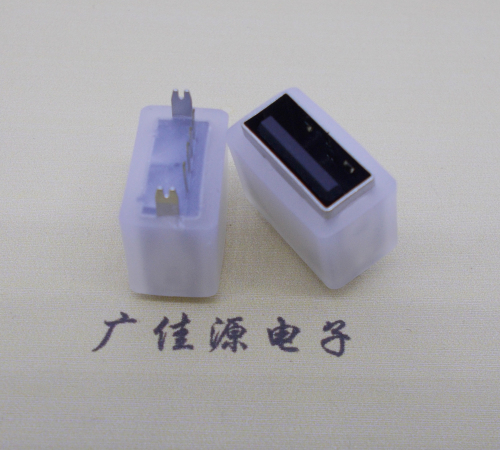 大岭山镇USB连接器接口 10.5MM防水立插母座 鱼叉脚